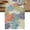 Indigo, Rust, Green, variant on Colorful Palm Leaves Short Table Runner 36 Inches Long,Summer Botanical Tropical Leaf Cotton Linen Table Runners Dresser Scarves,Fabric Tabletop Scarf Furniture Cover for Home Dinner Party 13"x36"