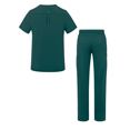 thumbnail image 2 of Adar Addition Go-Basic Scrub Set For Men - Classic V-Neck Scrub Top & Cargo Scrub Pants, 2 of 7