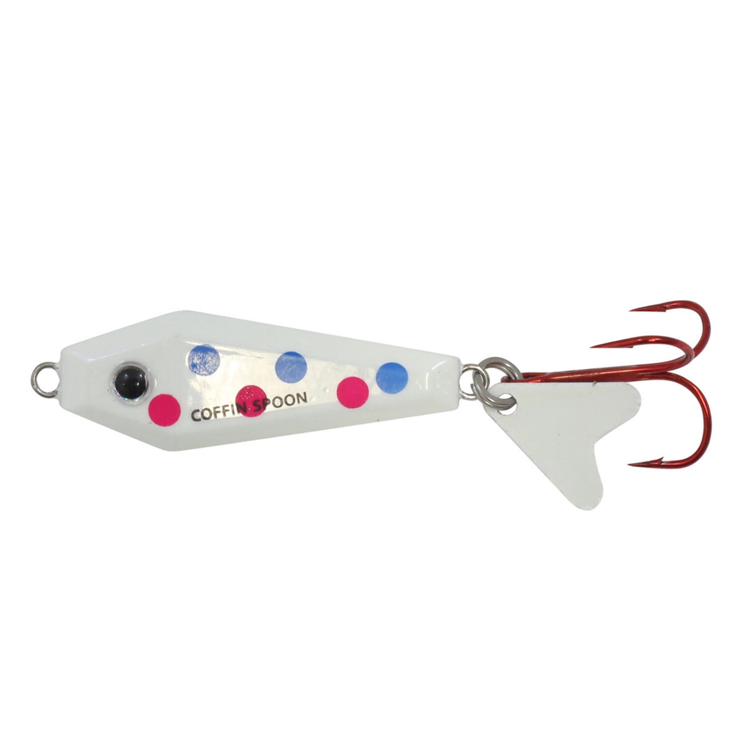 NORTHLAND FISHING TACKLE BUCK-SHOT COFFIN SPOON, 3/16 oz - Purple Wonder, 1 Pack