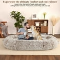 thumbnail image 4 of Human Sized Dog Bed for Adult People,71"x43.3"x10" Large Dog Bed for Men and Women, Washable Giant Dog Bed for Pets and Kids,Anti Slip Human Dog Bed with Storage Pocket, 4 of 8