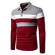 thumbnail image 3 of Bellella Camiseta para hombre con cuello vuelto, polo con botones, camisetas holgadas de golf, camisetas de verano con cuello de solapa, 3 of 4