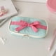 thumbnail image 4 of Estuche de lápices suave de estilo caramelo para niñas, bolsa de almacenamiento de papelería con lazo, estuche vertical de gran valor, 4 of 5