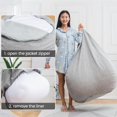 thumbnail image 2 of New Inner Liner For Bean Bag Chair Cover Large Easy Cleaning Sofa Seat, 2 of 9