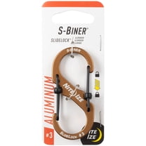 Nite Ize S-Biner SlideLock Aluminum Carabiner #3 - Coyote