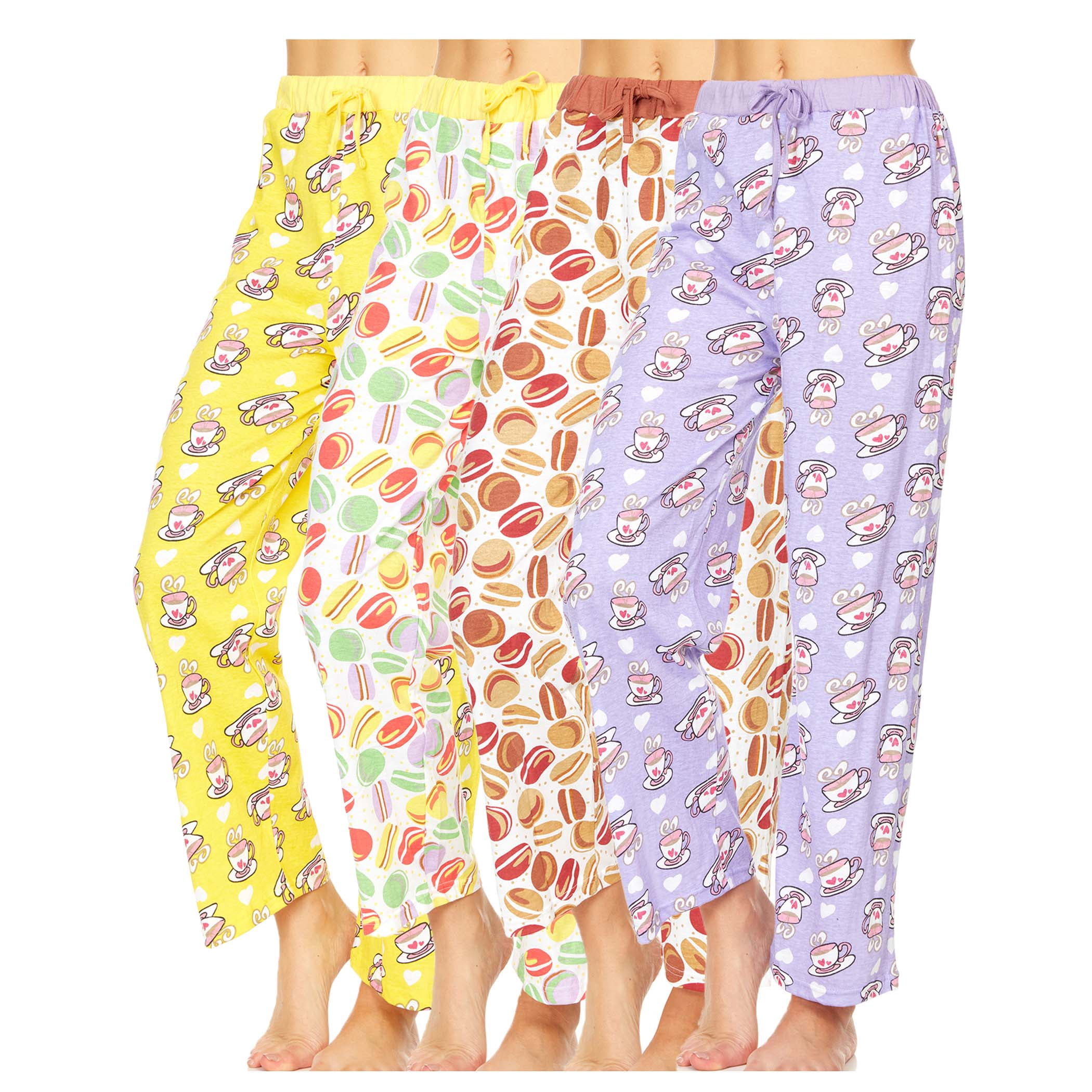 6132 Womans Pajamas Pants PJs Sleepwear (Pack of 4)