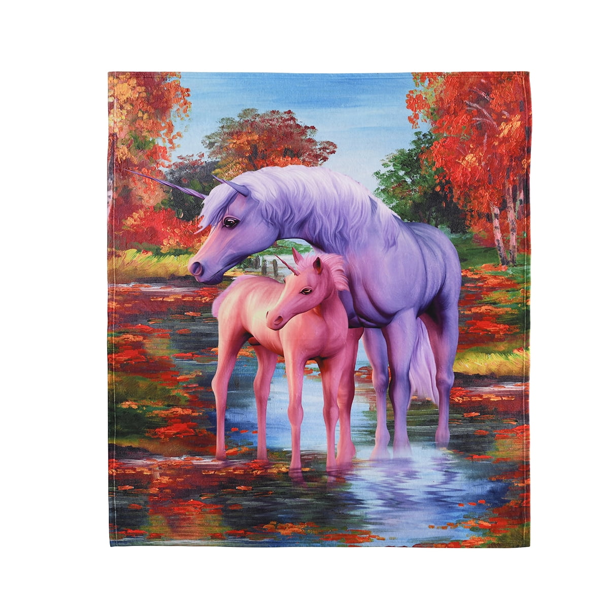 ChrIstmas Holiday Printed Fleece Throw Blanket, Super Soft Blanket for Sofa Bed