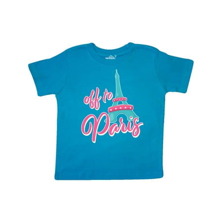 

Inktastic Off to Paris- vacation Gift Toddler Boy or Toddler Girl T-Shirt