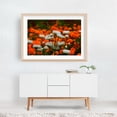 thumbnail image 6 of white chrysanthemums against orange - Carmel Valley California Photography Flowers Floral Garden Nature Botanical Scenic Autumn Unframed Wall Art Print 5 x 7 inches, 6 of 7