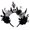 Black, variant on Punk Hairband Hair Styling Accessory With Fabric Flower Skull Decors For Halloween Event Stage Performances Dressingup