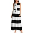 thumbnail image 3 of FLAG of BRITTANY Long Dress summer dress clothes Wom's skirt Dress, 3 of 7
