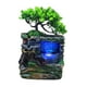 thumbnail image 2 of Fuentes de agua para interiores Rocalla Meditación Paisaje Decorativo Mesa que fluye Cascada Fuente Decoración para sala de estar, SPA, Yoga, , Sin niebla D Sin niebla, 2 of 8