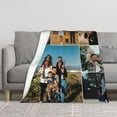 thumbnail image 4 of Custom Blanket with Photos Text Customized Throw for Christmas Birthday Personalized Gift Flannel Blanket for Family Friends lovers Dog Pets Fits Sofa Bedroom (1 Photo, 50"x60" 127cmX152cm), 4 of 6
