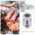 thumbnail image 5 of 4pcs Rotisserie Spit Rod Stop Grilling Accessory For Even Cooking Bbq Grill Rotisserie Spit Rod Roller Rack Holder Bolt Grilling Rod Fixing Accessory, 5 of 5