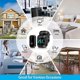 thumbnail image 5 of Wireless Doorbell, with LED Temperature, Waterproof Door Bell Electronic Chime Kit with 2 Plug-in Receivers, 5 of 5