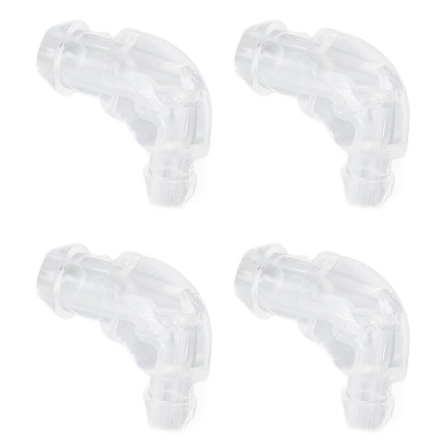 Conector de Tubo de Sonido BTEANGGREK 10 Piezas Adaptador de Tubo BTE Conector de Tubo de Sonido Transparente Conector de Tubo BTE de Repuesto ANGGREK Otros