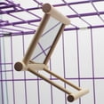 thumbnail image 2 of Natural Wooden Step Ladder for Conures, Solid Wood Material Offers Sturdy Support, Clean Easily And Promote Active Lifestyle In Your Feathered Friends, 2 of 5