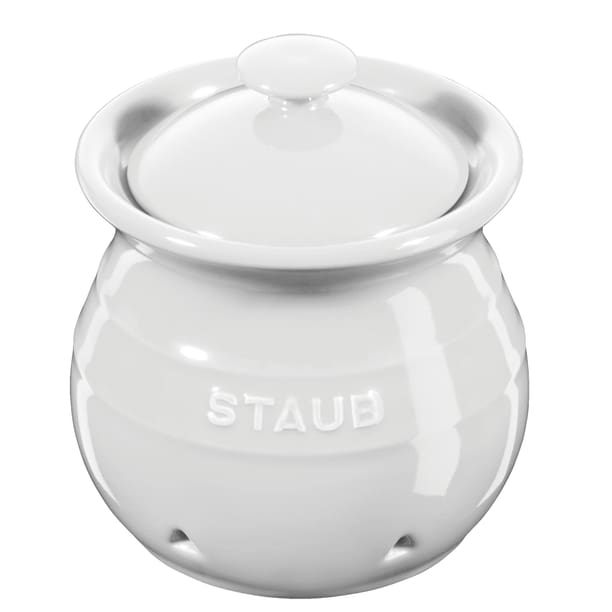 Staub Ceramic Garlic Keeper White
