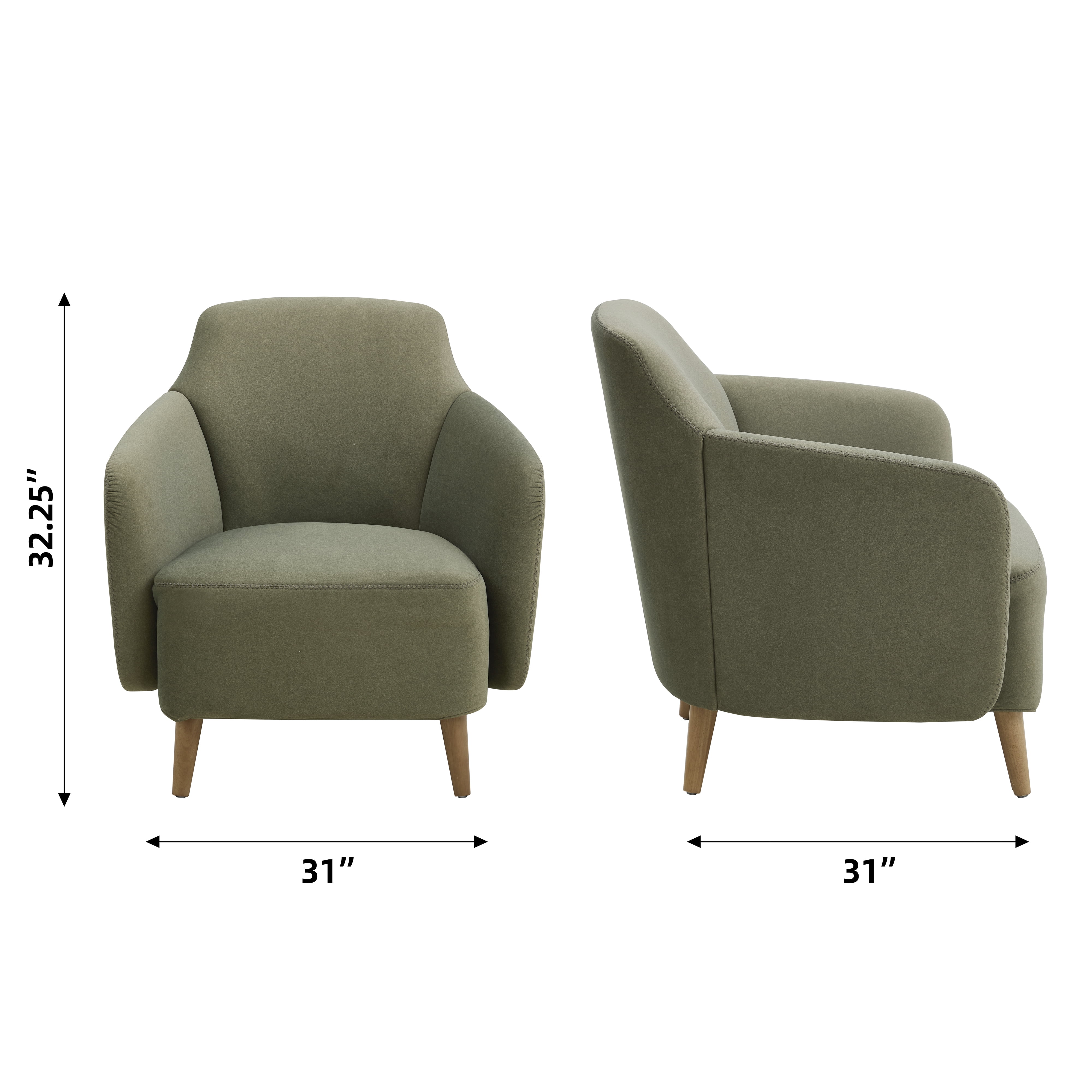 Mainstays Classic Club Chair, Vesper Forest