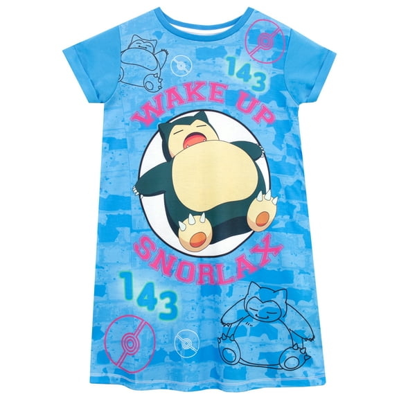 Pokemon Girls Nightdress Short Sleeve Sizes 5 - 13