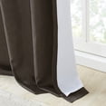 thumbnail image 4 of Madison Park Serene Polyester Fabric Embroidered Window Panel in Brown/Orange, 4 of 7