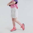 thumbnail image 5 of Kids Breathable Mesh Side Sports Shorts, Elastic Waist Lightweight Summer Outdoor Casual Shorts for Boys Girls 6 Monthsâ14 Years, 5 of 6