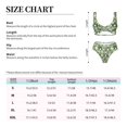 thumbnail image 4 of Kdxio Cute Frog Print Women's 2 Piece High Waisted Wrap Spaghetti Strap Summer Swimsuit Bikini Set-, 4 of 7