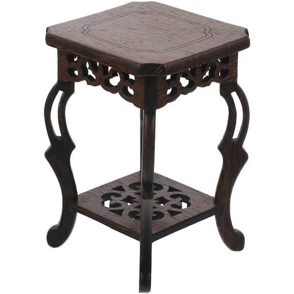 Wooden Plant Stand Plant Holder Flower Pot Display Stand for Indoor Outdoor Garden, Patio, Home