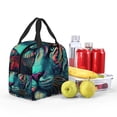 thumbnail image 5 of Sikiie Colorful Flower Tiger Lunch Bag for Women & Men Adult Insulated Lunch Box, Food Lunch Containers Lunch Tote Bags for Work, Travel, Outdoor, 5 of 8