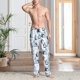thumbnail image 2 of Balery Playful Penguins and Snowmen Pantalones de pijama para hombre, pijama ultraligero, pantalón de descanso-Small, 2 of 6