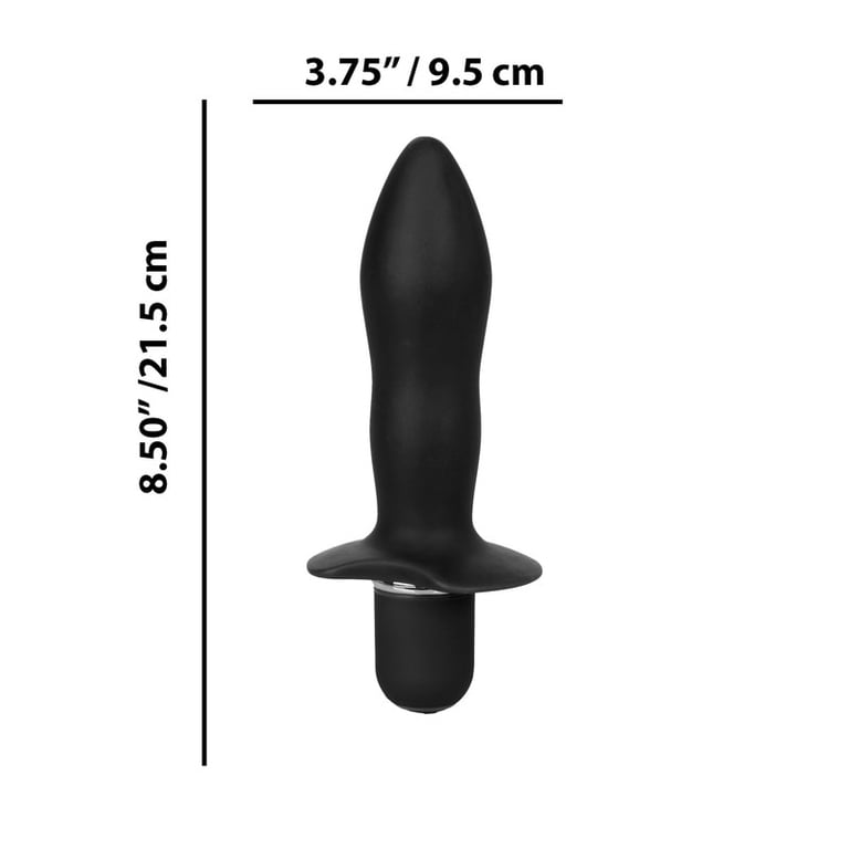 CalExotics Booty Call Booty Rocket Vibrating Silicone Anal Plug, Black -  Walmart.com