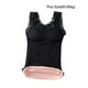thumbnail image 4 of Qarigey Chinlon Mujer Chaleco Térmico Mantener el Calor Flexible Correa de Hombro Lavable Reutilizable Invierno Otoño Lencería Ropa Interior Ropa interior Negro Talla grande, 4 of 6