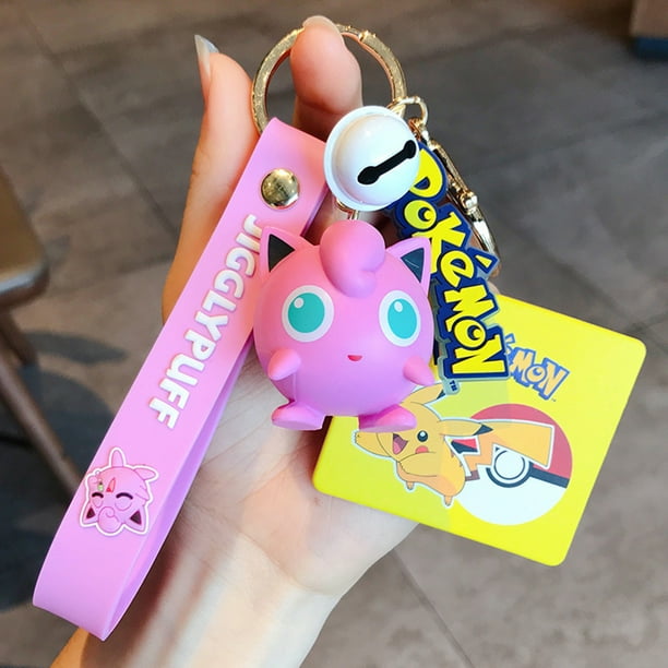 Pokemon Pikachu Keychain For Men Women Cute Cartoon Trendy Car Key Chain  Couple Bag Pendant 