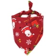 thumbnail image 2 of Dog Bandana Scarf Washable Triangular Bibs Pet Adjustable Washable Kerchief Dog Bandana for Small and Large Dogs Party Supplies, 2 of 4