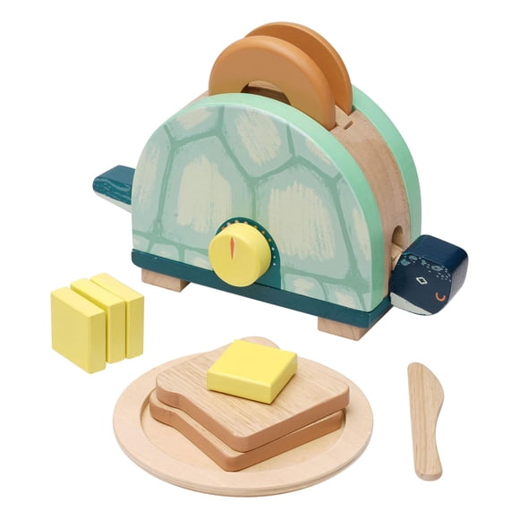 Juego de juguetes de cocina Manhattan Toasty Turtle para niños pequeños