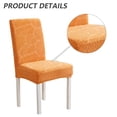thumbnail image 4 of Fundas para sillas de comedor Juego de 2 fundas para sillas Fundas para sillas de comedor Fundas elásticas para sillas de cocina, 4 of 5