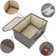 thumbnail image 4 of Foldable Storage Boxes with Lids, Fabric Storage Cubes with Handles, for Home, Office, 25 X 19 X 16 cm, 4 of 5
