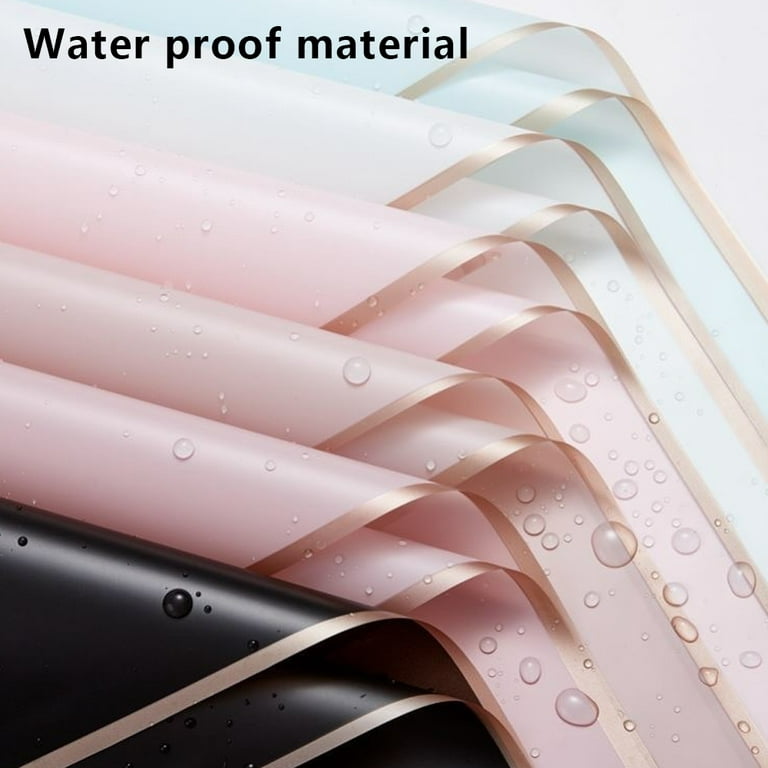 Waterproof Half Transparent Korean Flower Wrapping Paper Company