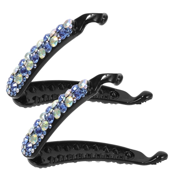 TEHAUX Banana Hair Clip for Women, 2 Pieces Ponytail , Hair Accessories for Outdoor Activities