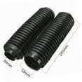 thumbnail image 2 of 2pcs Motorcycle Rubber Fork Gaiters Protector Shock Front Boots For CQR Model, 2 of 7