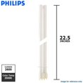 thumbnail image 2 of Philips PL-L 40W/835/XEW/4P/IS 25W Single Tube 2G11 Base 3500K CFL, 2 of 2