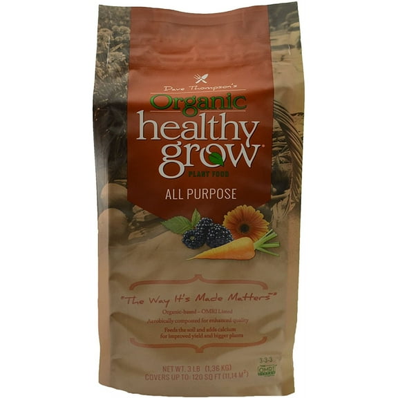 Dave Thompson's Organic Healthy Grow All Purpose Fertilizers, 3 lb