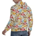 thumbnail image 6 of Lsque Cartoon Owls 1 Pattern Casual Men's Hoodie,Hooded Sweatshirt with Kangaroo Pocket,Pullover Hoodie-Small, 6 of 7
