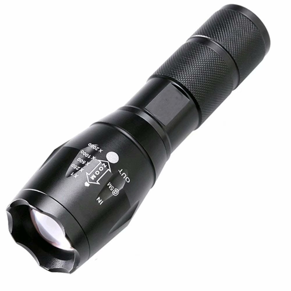 Tactical Hunting T6 Double Faced COB Glare LED Flashlight Aluminum Torch Outdoor 