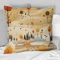 thumbnail image 2 of Designart "Pastoral Beige Blossoms II" Floral Printed Throw Pillow, 2 of 5