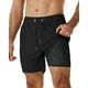thumbnail image 1 of Xishao Traje de Baño Hombre 2 in 1 (2022 Nuevo Modelo) Bañador Trunks Shorts Derportivo para Playa Natación Piscina Correr Secado Rápido con Licra de Bóxer Negro 2XL Negro 2XL Xishao ropa, 1 of 2
