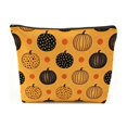 thumbnail image 2 of LOWLHOME Halloween Zipper Cosmetic Bag, Multi Patterns Spooky Makeup Pouch, Reusable Canvas Travel Storage Bag For Makeup Toiletries Small Accessories, 9.8*6.7 in, 1 Pack, 2 of 4