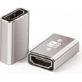 thumbnail image 1 of Adaptador HDMI Hembra a Hembra 8K, Acoplador HDMI Paquete de 2, Adaptador de Extensión HDMI 2.1, Compatible con HDTV Roku TV, Monitores, Laptop, Proyector, Arco para Laptop, 1 of 6
