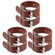 thumbnail image 1 of 3 Pairs of Adjustable Bike Front Basket Leather Strap Basket Strap for Cycling Bike Basket Strap, 1 of 3