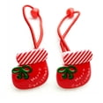 thumbnail image 3 of 1 Pack Baby Girl Cute Christmas Cartoon Style Elastic Hair Rope Tree Santa Claus CRed, 3 of 5