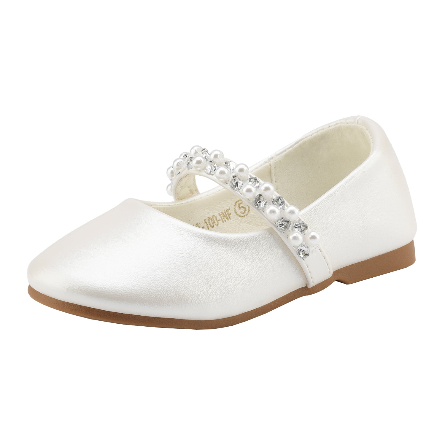 DREAM PAIRS Girls Toddler/Little Kid/Big Kid Serena-100 Mary Jane Ballerina Flat Shoes 
